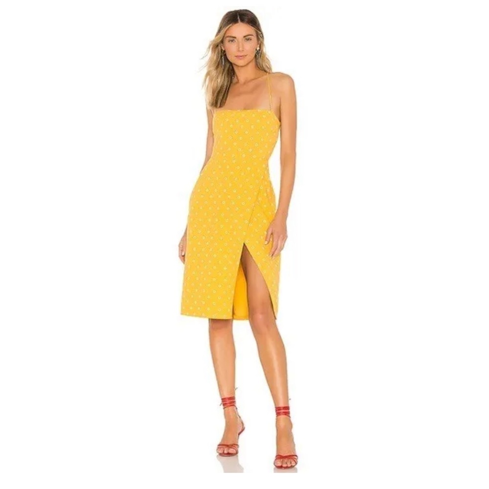 Majorelle Mila Yellow Floral dress Sz XS NWT